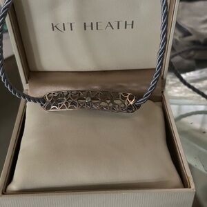 Kit Heath 925 Silver Bar Rope Necklace New! ❤️🎄❤️ ! Made in England ! New !